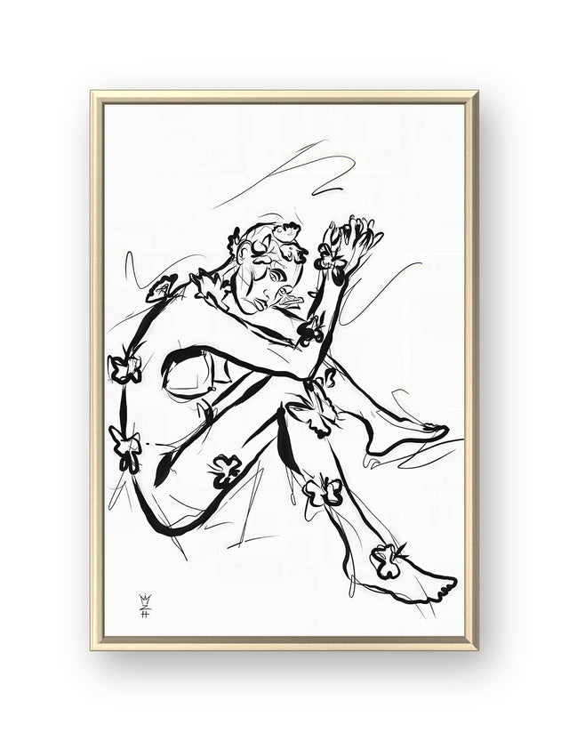 Butterfly girl // Limited Edition Print