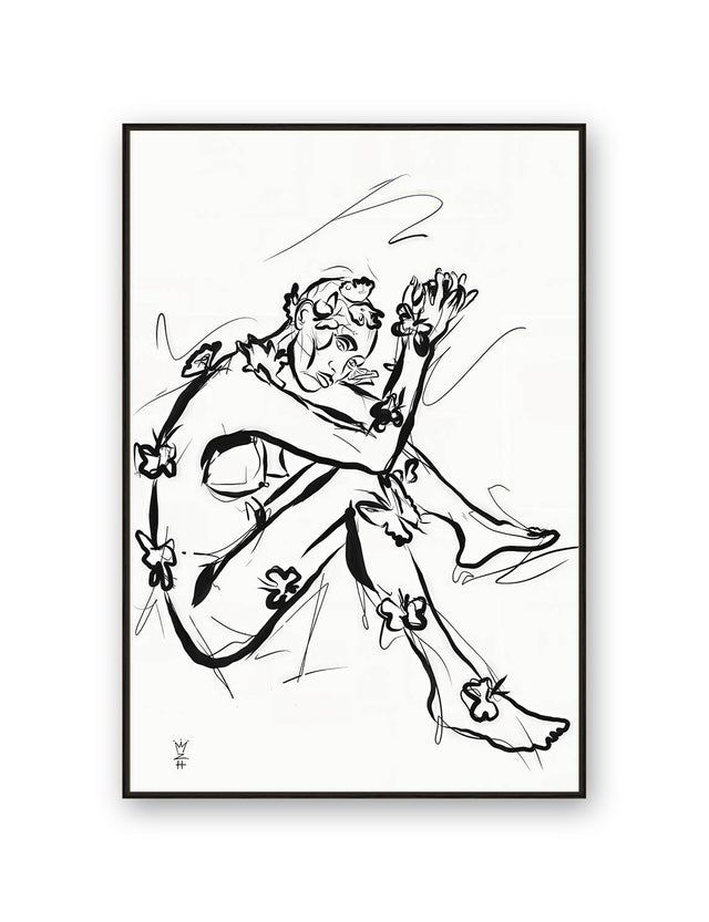 Butterfly girl // Limited Edition Print